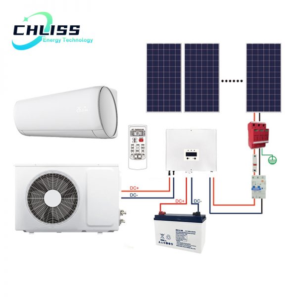 Chliss solar panel ac/dc air conditioner with batteries - Image 2